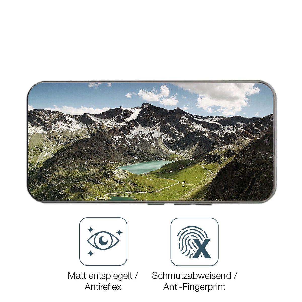 1x 9H Schutzfolie matt für Kodak Smartway L2 Panzerfolie