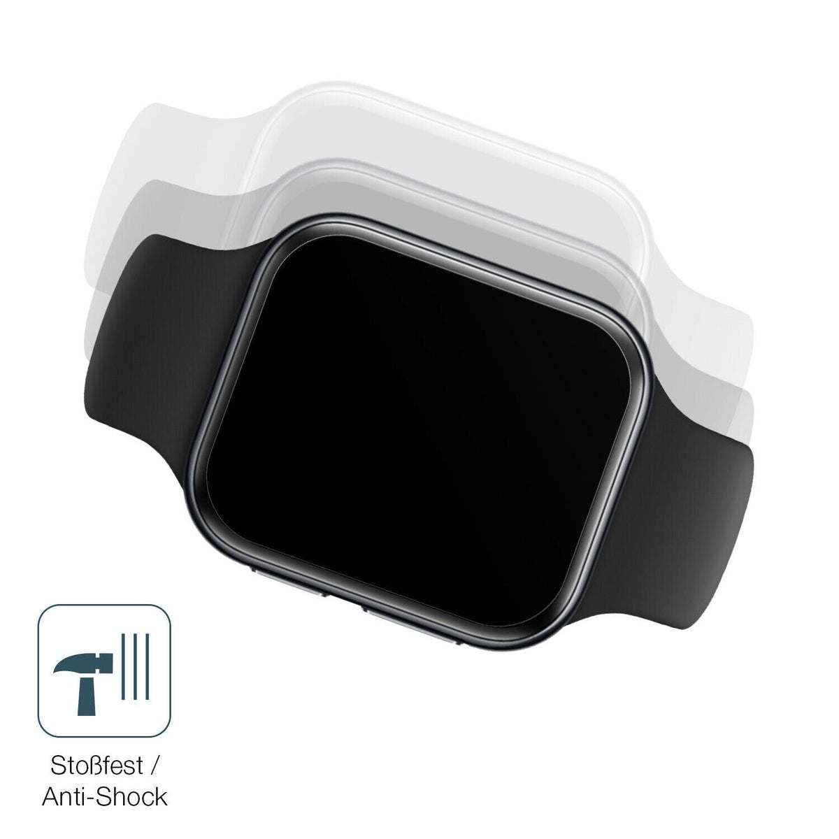 1x 9H Schutzfolie matt für OPPO Watch 3 Panzerfolie