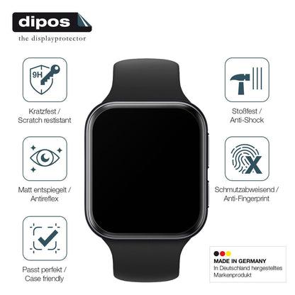 1x 9H Schutzfolie matt für OPPO Watch 3 Panzerfolie