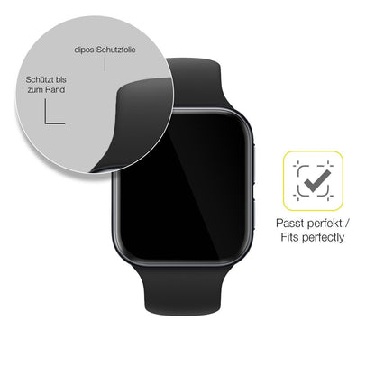1x 3D Full Cover Schutzfolie für OPPO Watch 3