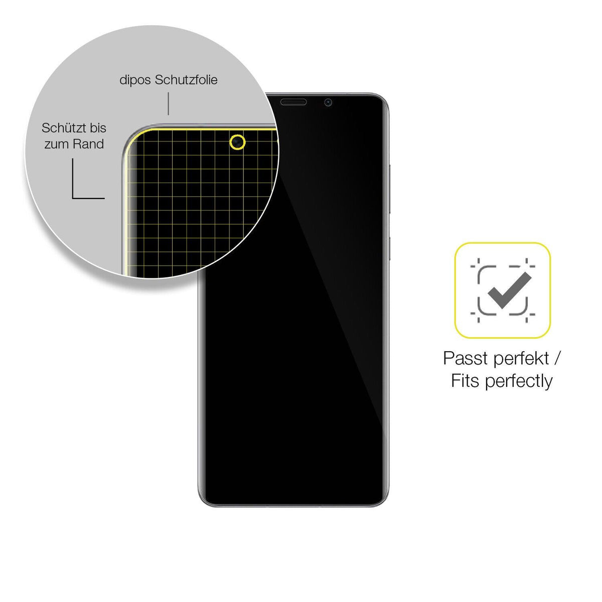 1x 3D Full Cover Schutzfolie für Huawei Mate 50 RS Porsche Design
