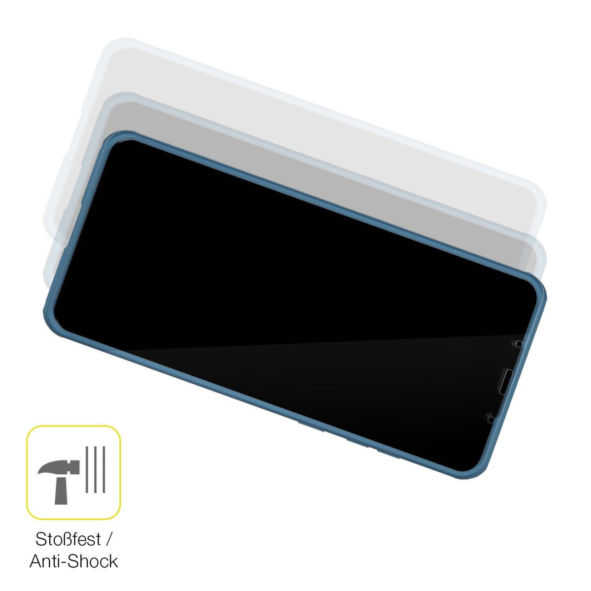 1x 3D Full Cover Schutzfolie für Huawei Mate 50 Pro