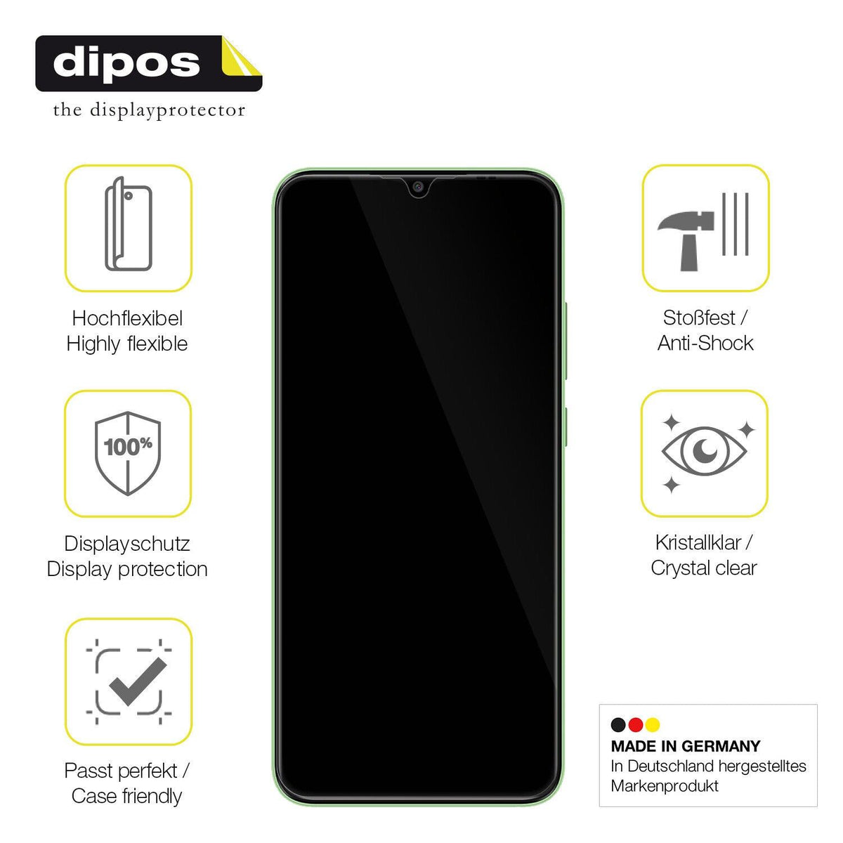 1x 3D Full Cover Schutzfolie für Symphony Z55