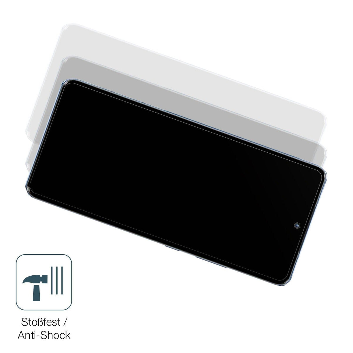 1x 9H Schutzfolie matt für Motorola Moto S30 Pro Panzerfolie