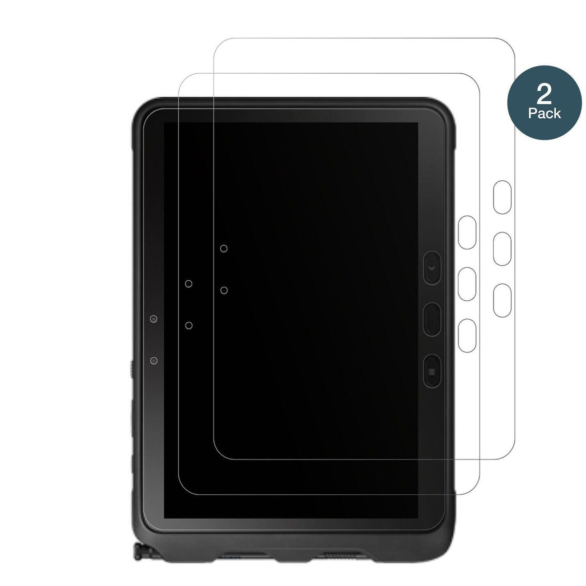 1x 9H Schutzfolie matt für Samsung Galaxy Tab Active 4 Pro Panzerfolie