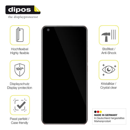 1x 3D Full Cover Schutzfolie für Vivo X50 5G