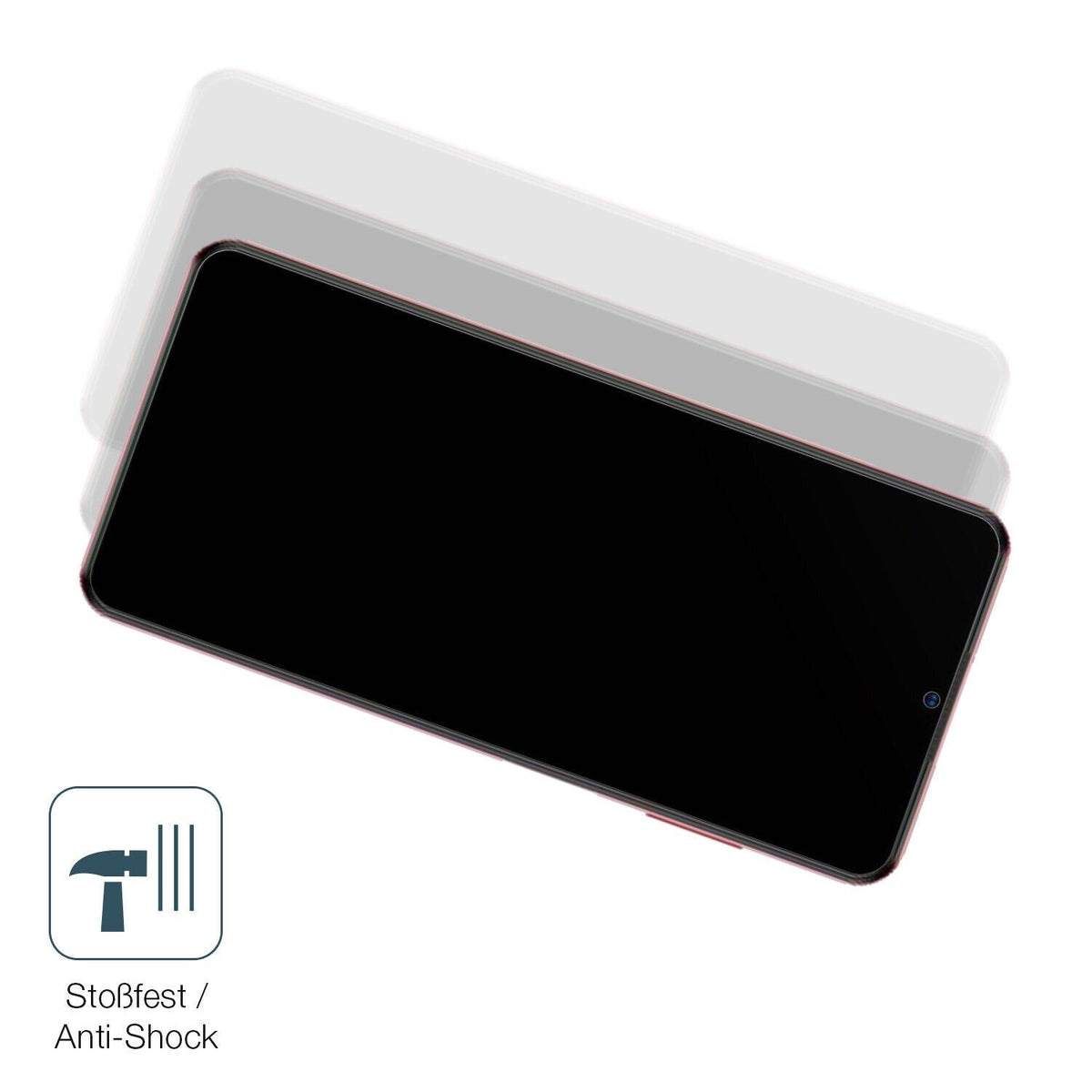1x 9H Schutzfolie matt für ZTE Blade V40 Vita Panzerfolie