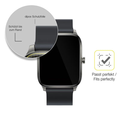 1x 3D Full Cover Schutzfolie für Haylou GST Smartwatch