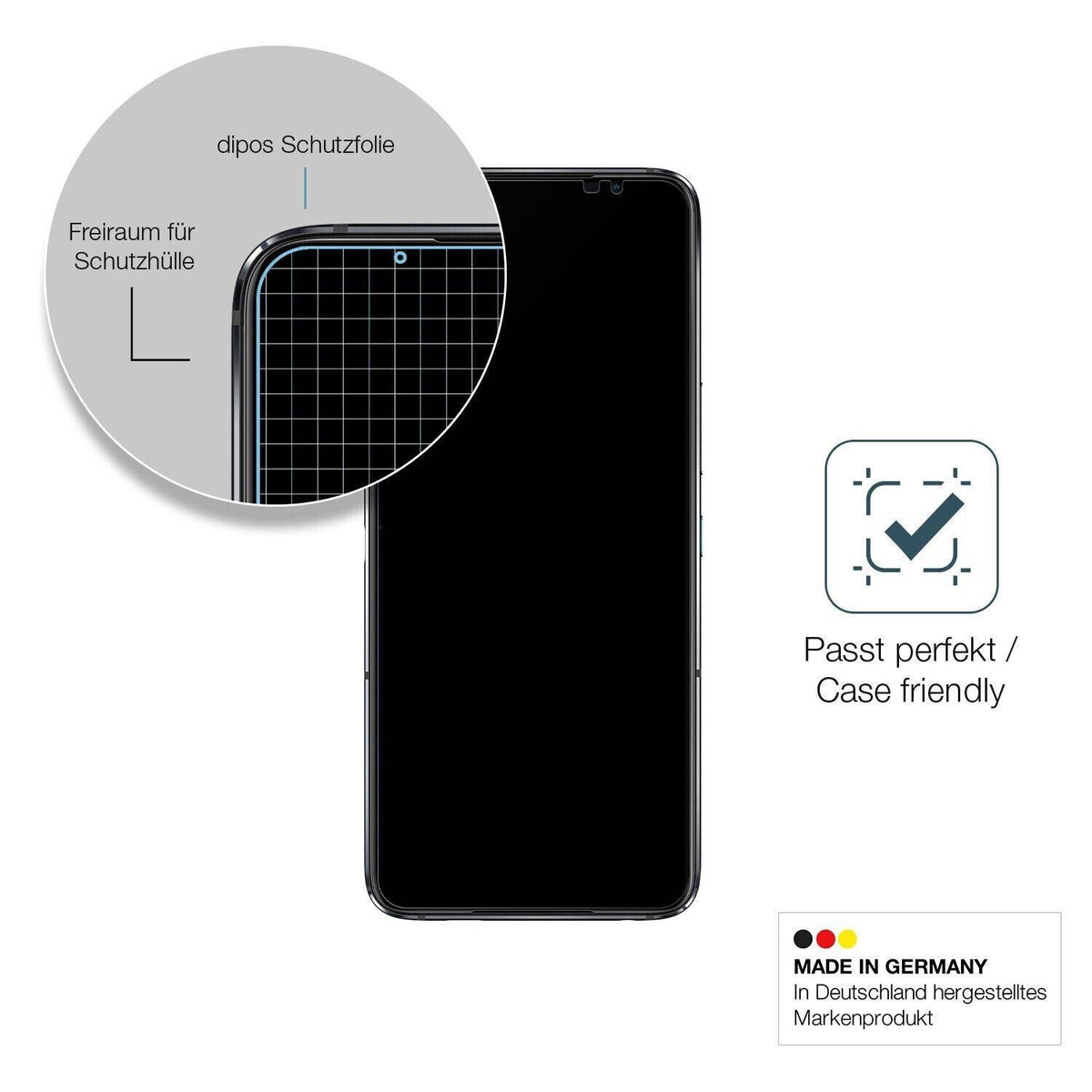 1x 9H Schutzfolie für Asus ROG Phone 6 Panzerfolie
