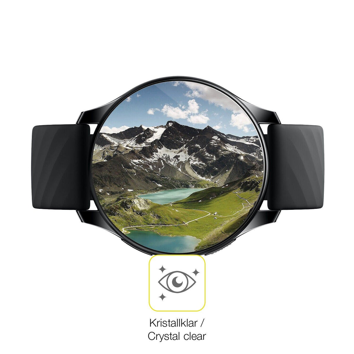 1x 3D Full Cover Schutzfolie für OnePlus Nord Smartwatch