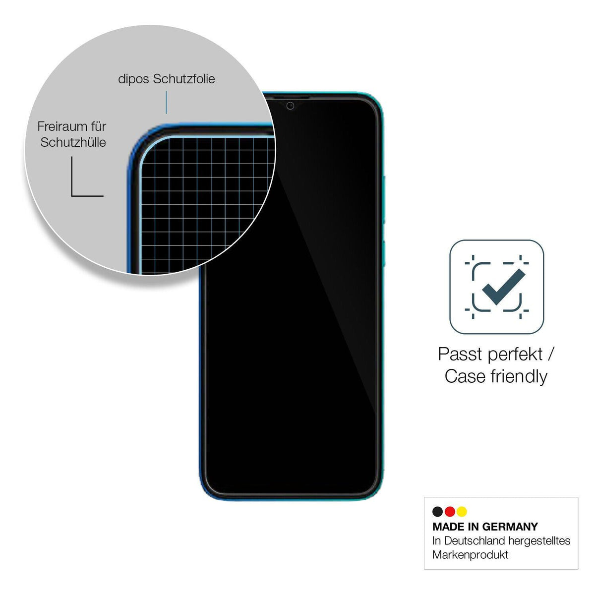 1x 9H Schutzfolie für Hisense E60 Lite Panzerfolie