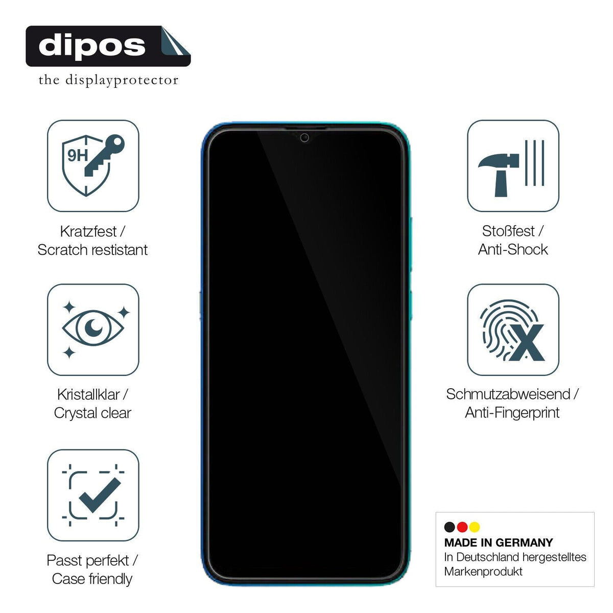 1x 9H Schutzfolie für Hisense E60 Lite Panzerfolie