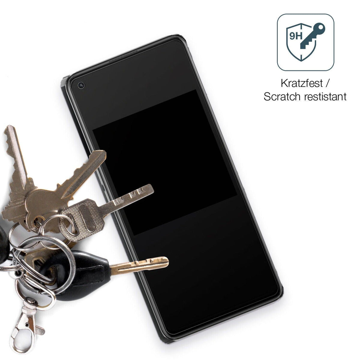 1x 9H Schutzfolie matt für Oppo K10 Pro Panzerfolie