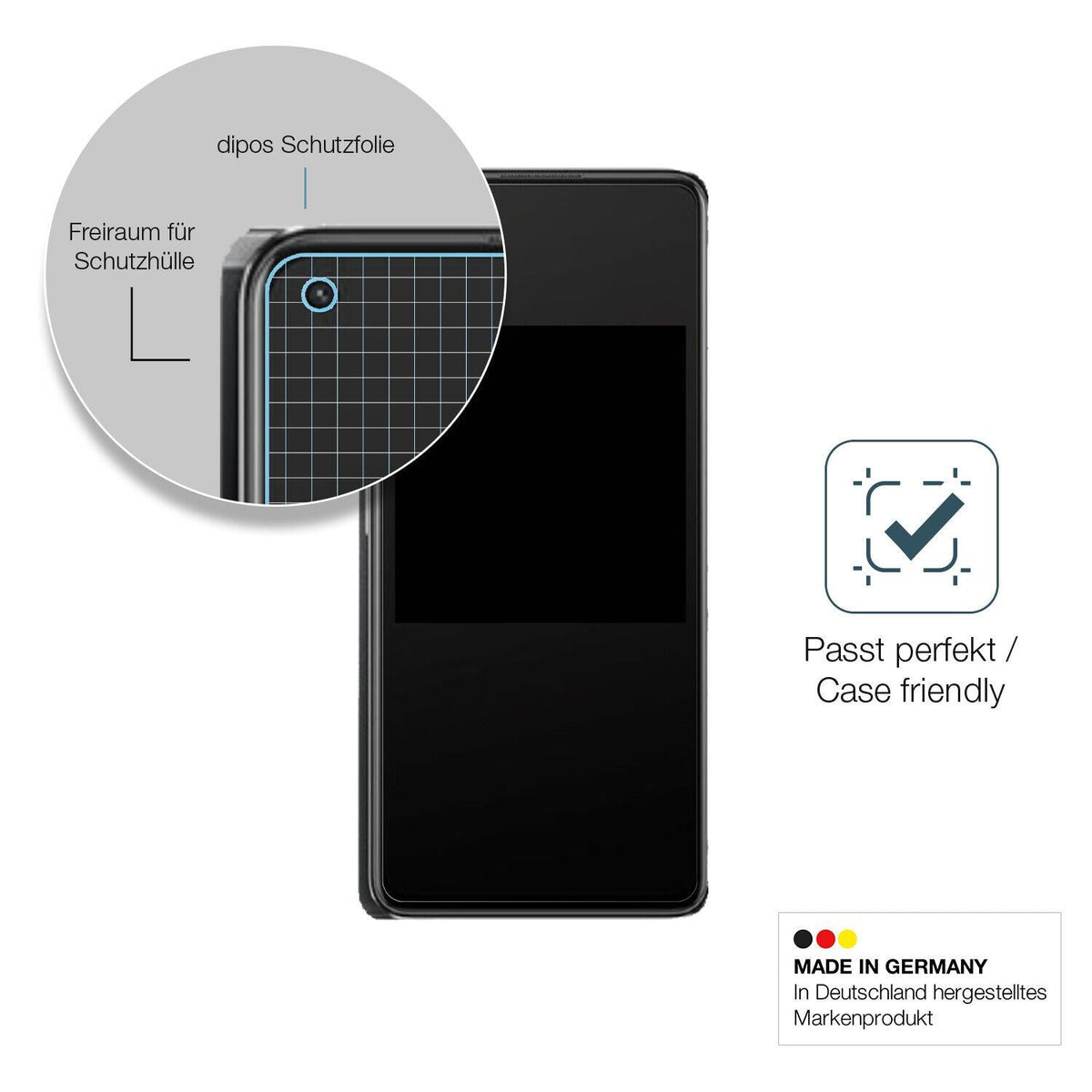 1x 9H Schutzfolie matt für Oppo K10 Pro Panzerfolie