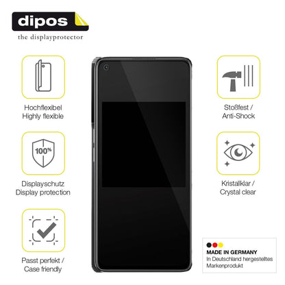 2x 3D Full Cover Schutzfolie für Oppo K10 Pro