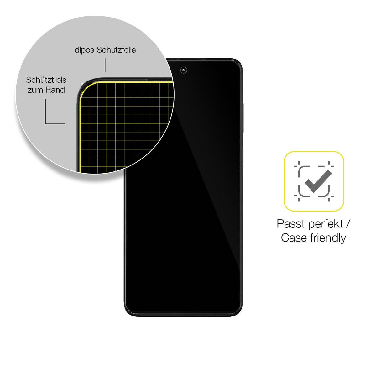 2x 3D Full Cover Schutzfolie für Motorola Moto G71s