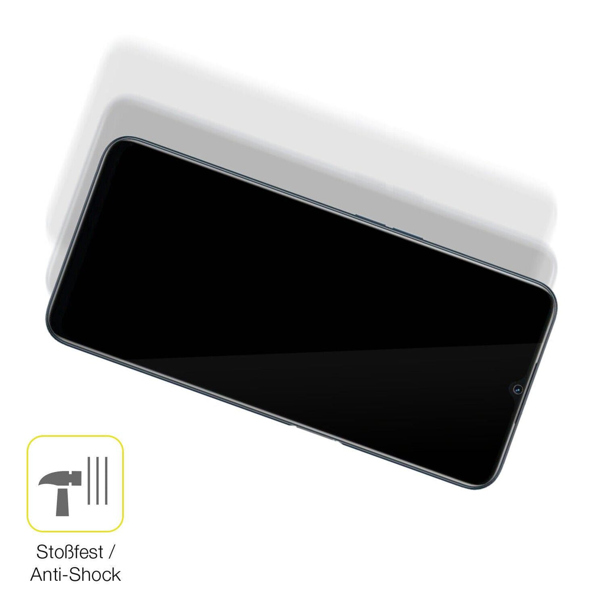 2x 3D Full Cover Schutzfolie für Oppo A16S