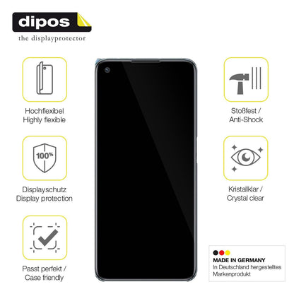 2x 3D Full Cover Schutzfolie für Oppo K10 5G
