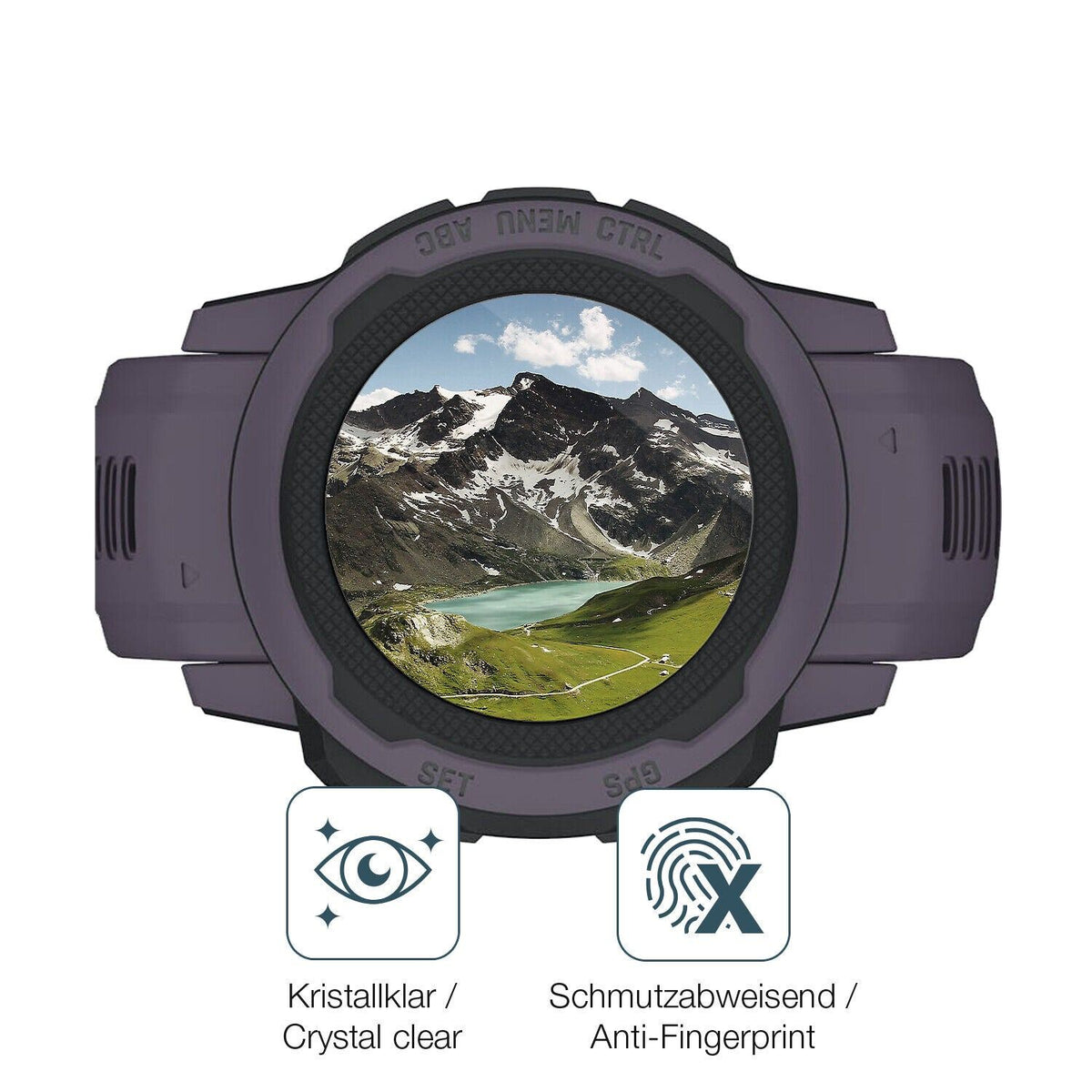 1x 9H Schutzfolie für Garmin Instinct 2S (40mm) Panzerfolie