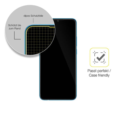 2x 3D Full Cover Schutzfolie für Oppo A16e