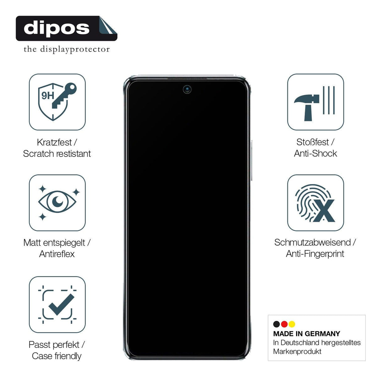 1x 9H Schutzfolie matt für Infinix Note 11 Pro Panzerfolie