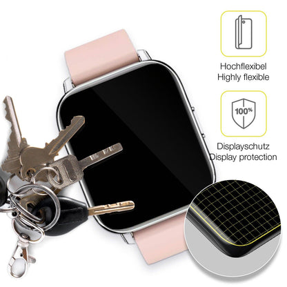 2x 3D Full Cover Schutzfolie für Togala Smartwatch