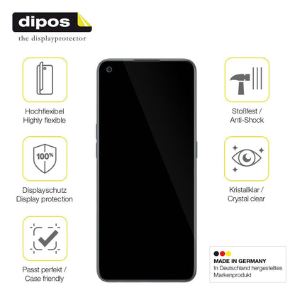 2x 3D Full Cover Schutzfolie für OnePlus Nord CE 2 5G