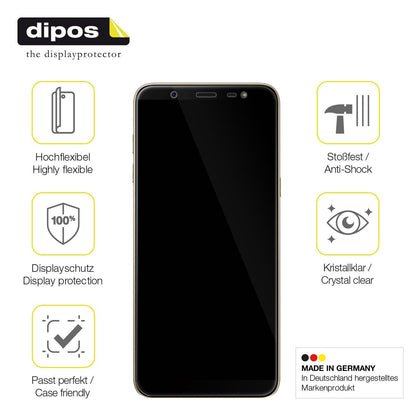 2x 3D Full Cover Schutzfolie für Samsung Galaxy J8