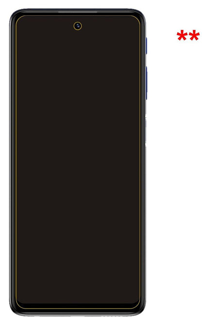 1x 9H Schutzfolie matt für Motorola Moto G51 5G Panzerfolie