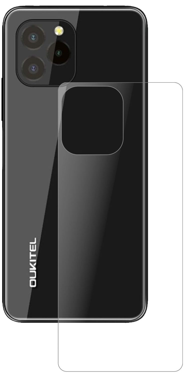 1x 9H Schutzfolie matt für Oukitel C21 Pro Rückseite Panzerfolie