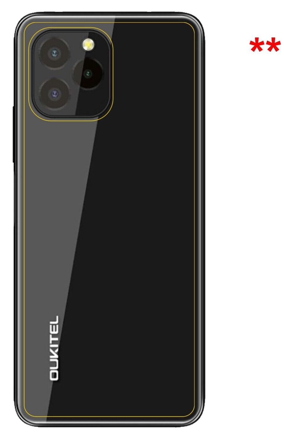 1x 9H Schutzfolie matt für Oukitel C21 Pro Rückseite Panzerfolie