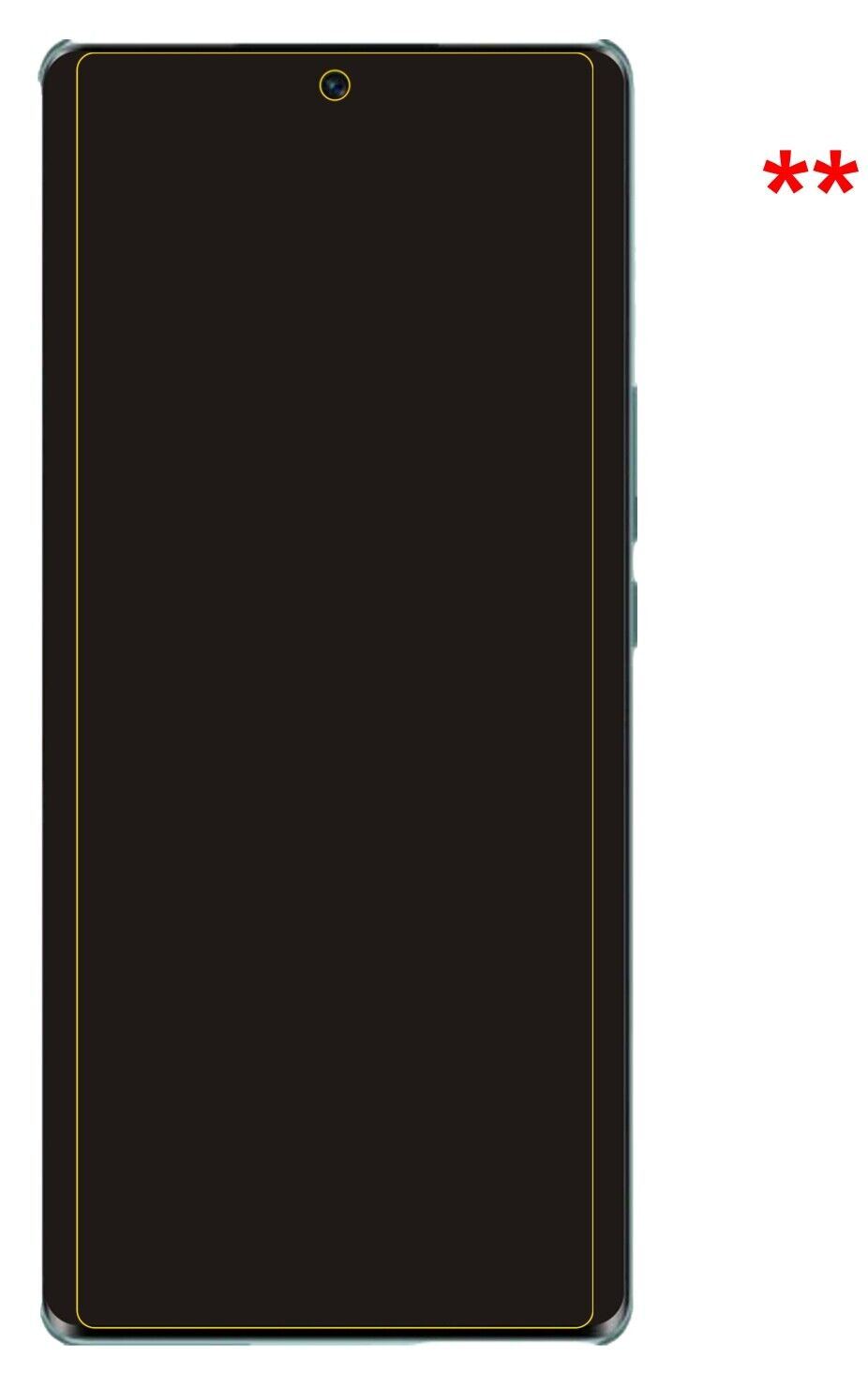 1x 9H Schutzfolie matt für Honor 60 Pro Panzerfolie