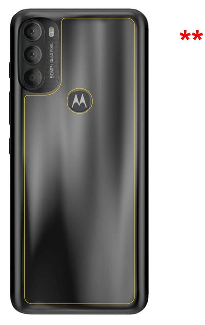 1x 9H Schutzfolie für Motorola Moto G71 Rückseite Panzerfolie