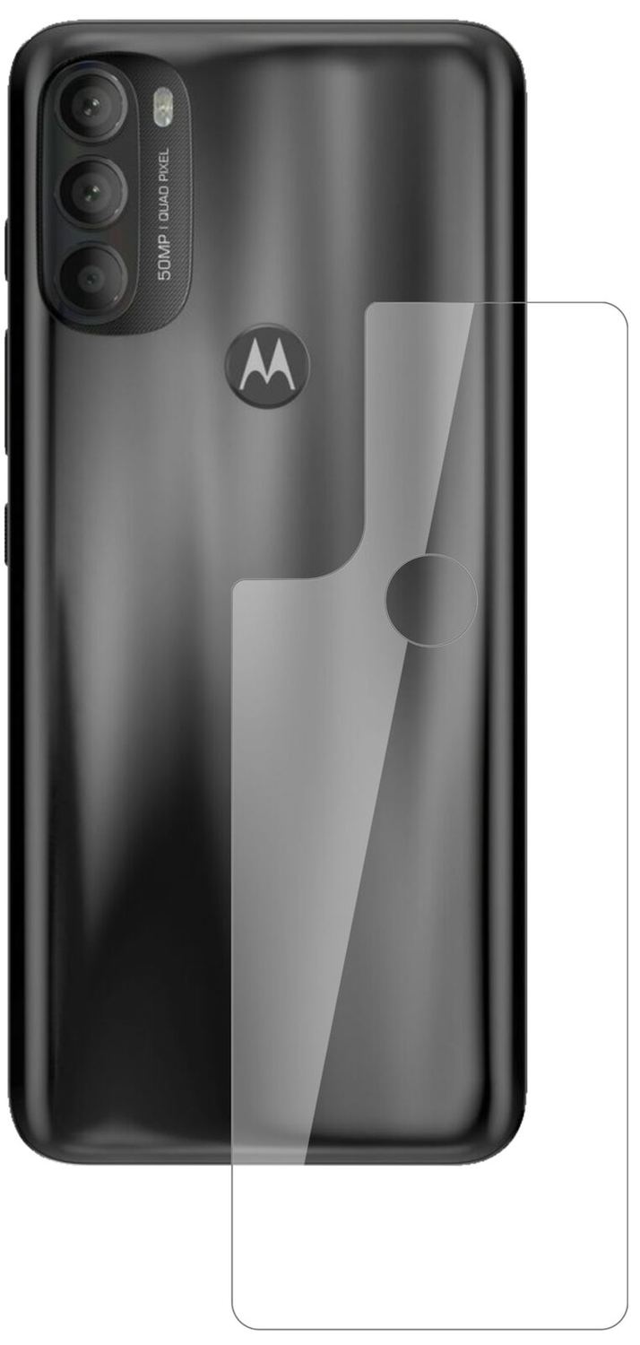 1x 9H Schutzfolie für Motorola Moto G71 Rückseite Panzerfolie