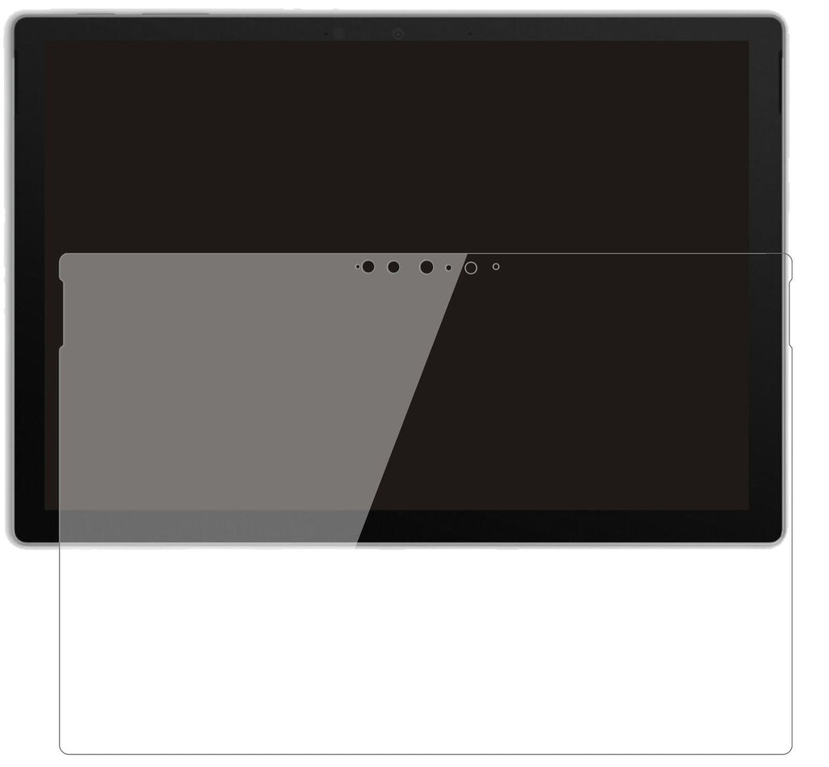 1x 9H Schutzfolie für Microsoft Surface Pro 7 Plus Panzerfolie