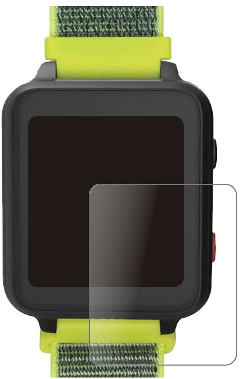 1x 9H Schutzfolie matt für Anio 5 Smartwatch Panzerfolie