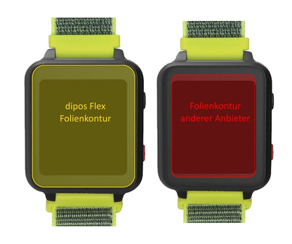 2x 3D Full Cover Schutzfolie für Anio 5 Smartwatch