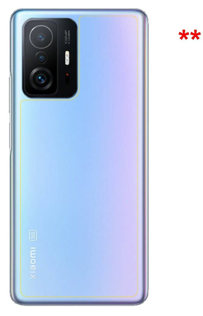 1x 9H Schutzfolie matt für Xiaomi Mi 11T Pro Rückseite Panzerfolie