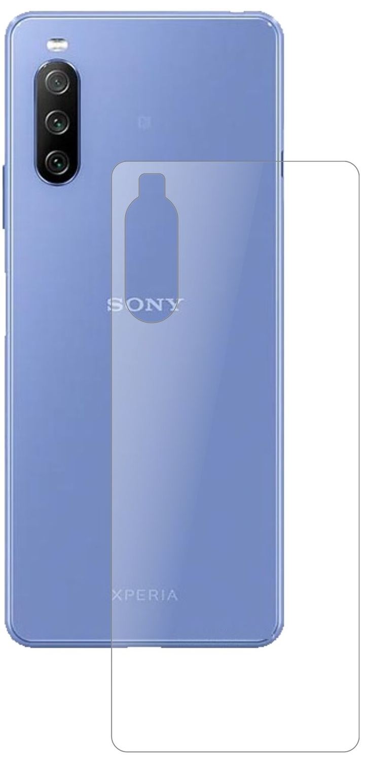 1x 9H Schutzfolie matt für Sony Xperia 10 III Rückseite Panzerfolie