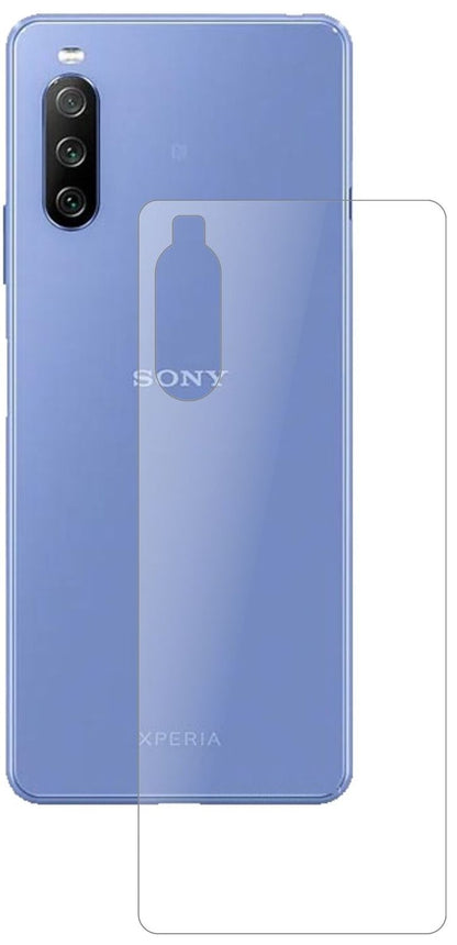 1x 9H Schutzfolie matt für Sony Xperia 10 III Rückseite Panzerfolie