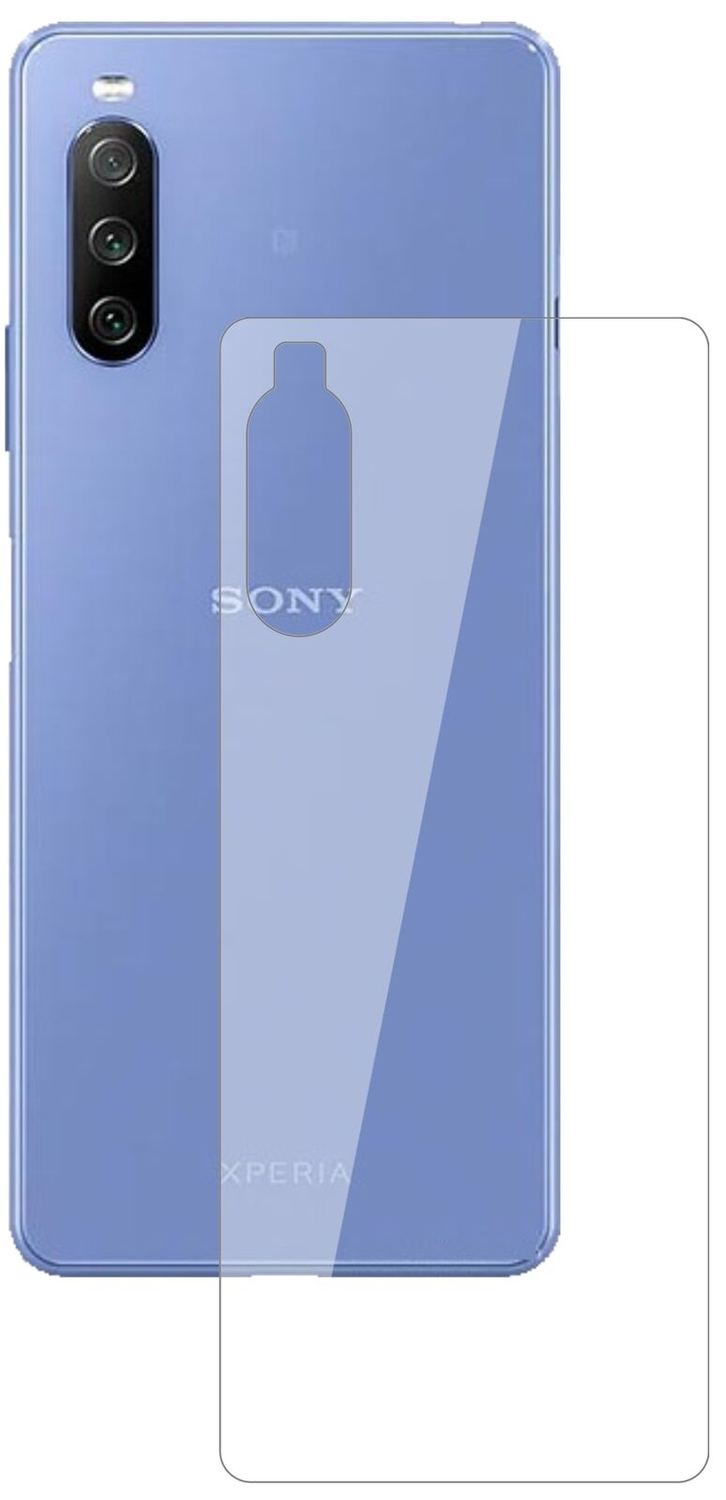 1x 9H Schutzfolie für Sony Xperia 10 III Rückseite Panzerfolie