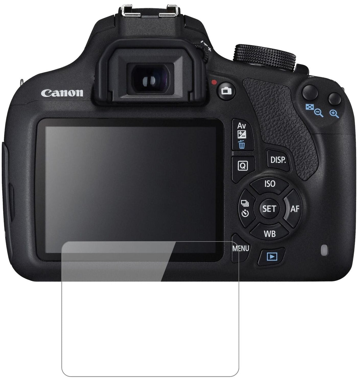 1x 9H Schutzfolie für Canon EOS 1200D Panzerfolie