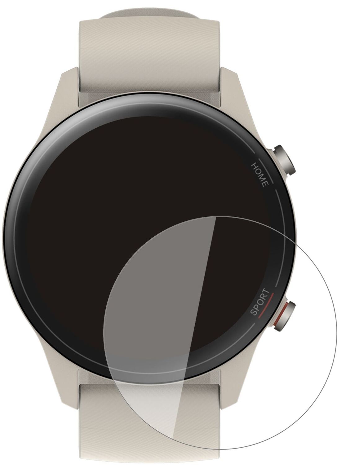 1x 9H Schutzfolie für Xiaomi Mi Watch Panzerfolie