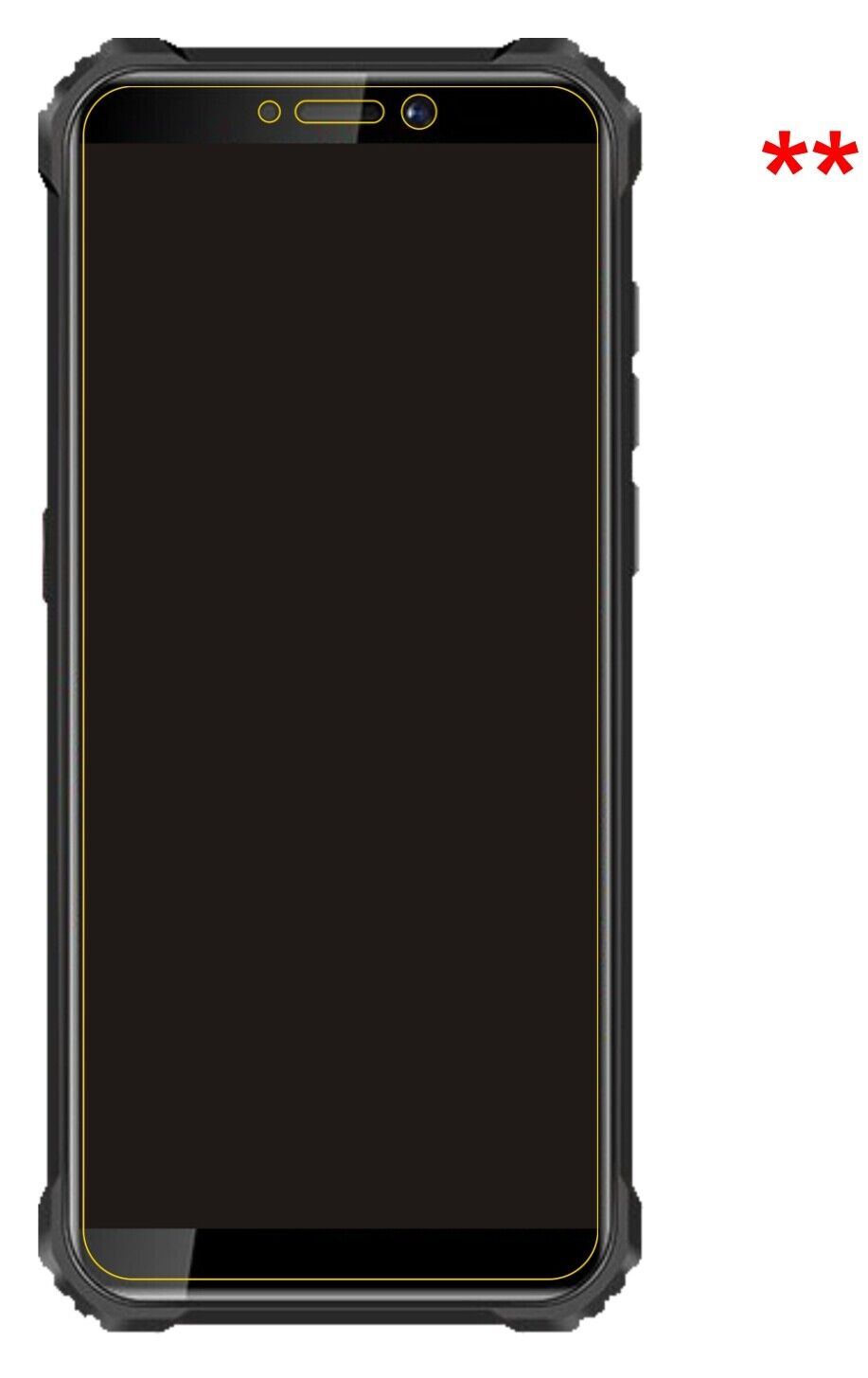 1x 9H Schutzfolie matt für Oukitel WP5 Pro (2020) Panzerfolie