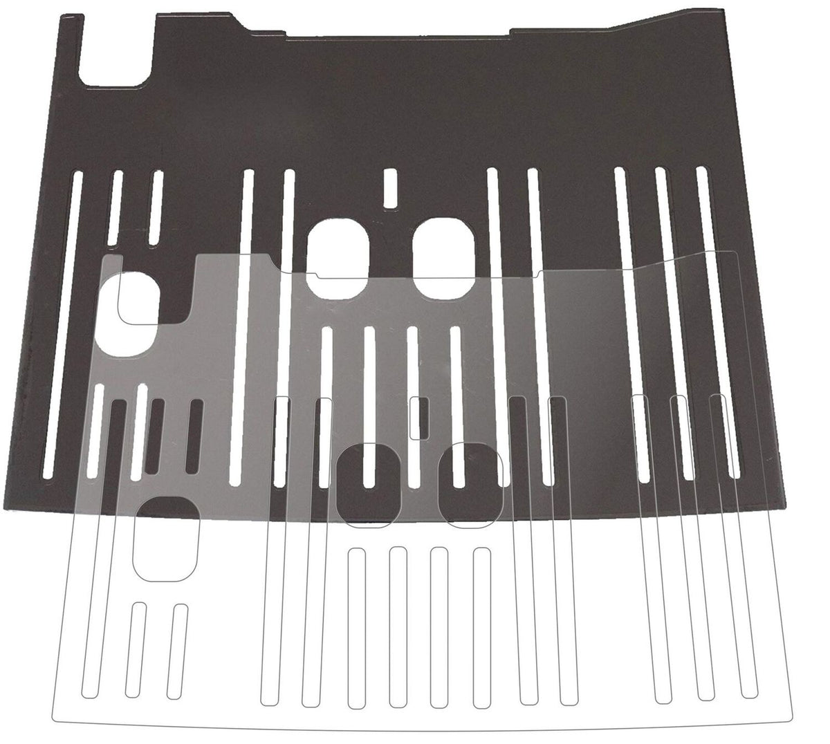 1x 9H Schutzfolie matt für De Longhi Dinamica 356.77 Tropfblech Panzerfolie