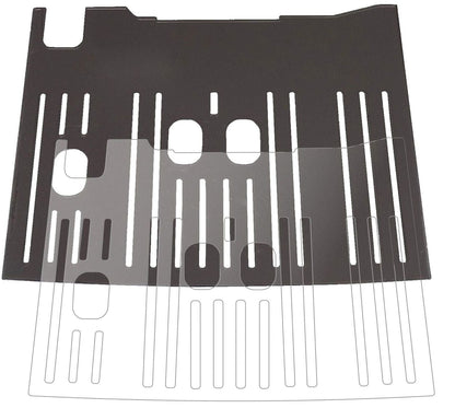 1x 9H Schutzfolie matt für De Longhi Dinamica 350.55 Tropfblech Panzerfolie