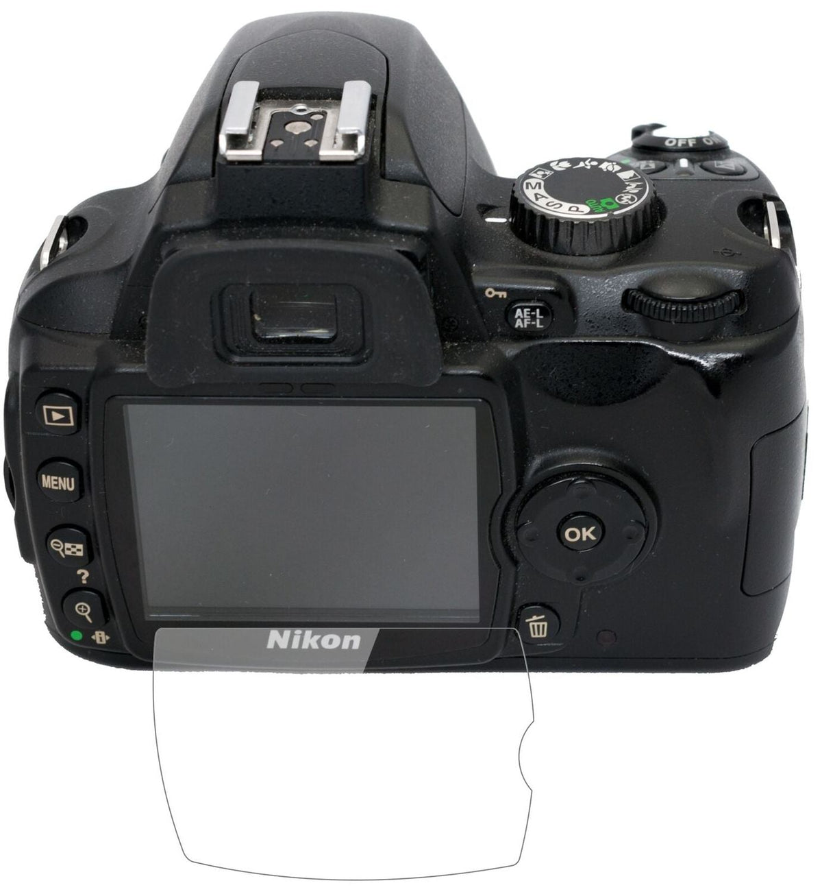 1x 9H Schutzfolie für Nikon D60 Panzerfolie