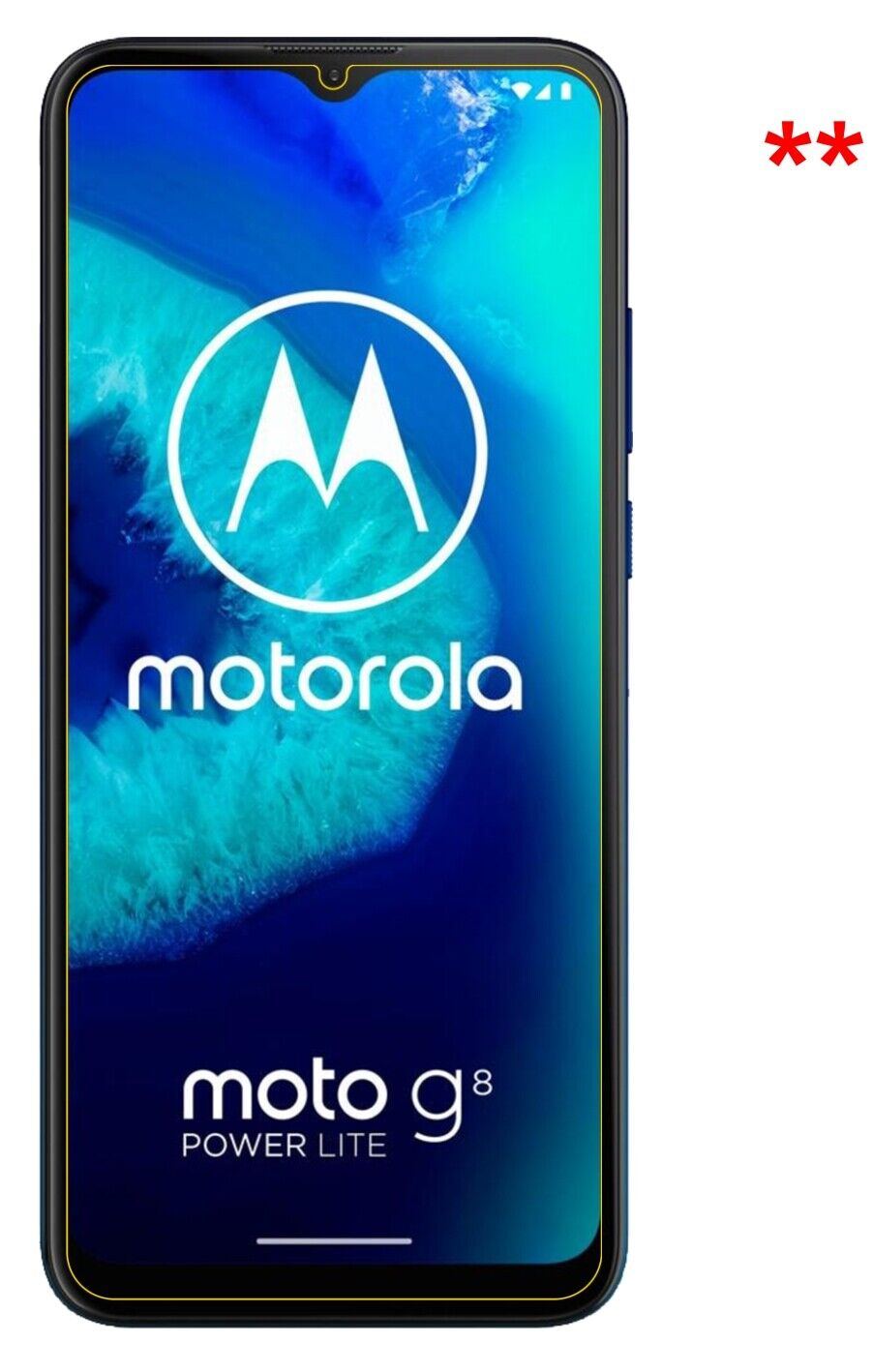 1x 9H Schutzfolie für Motorola Moto G8 Power Lite Panzerfolie