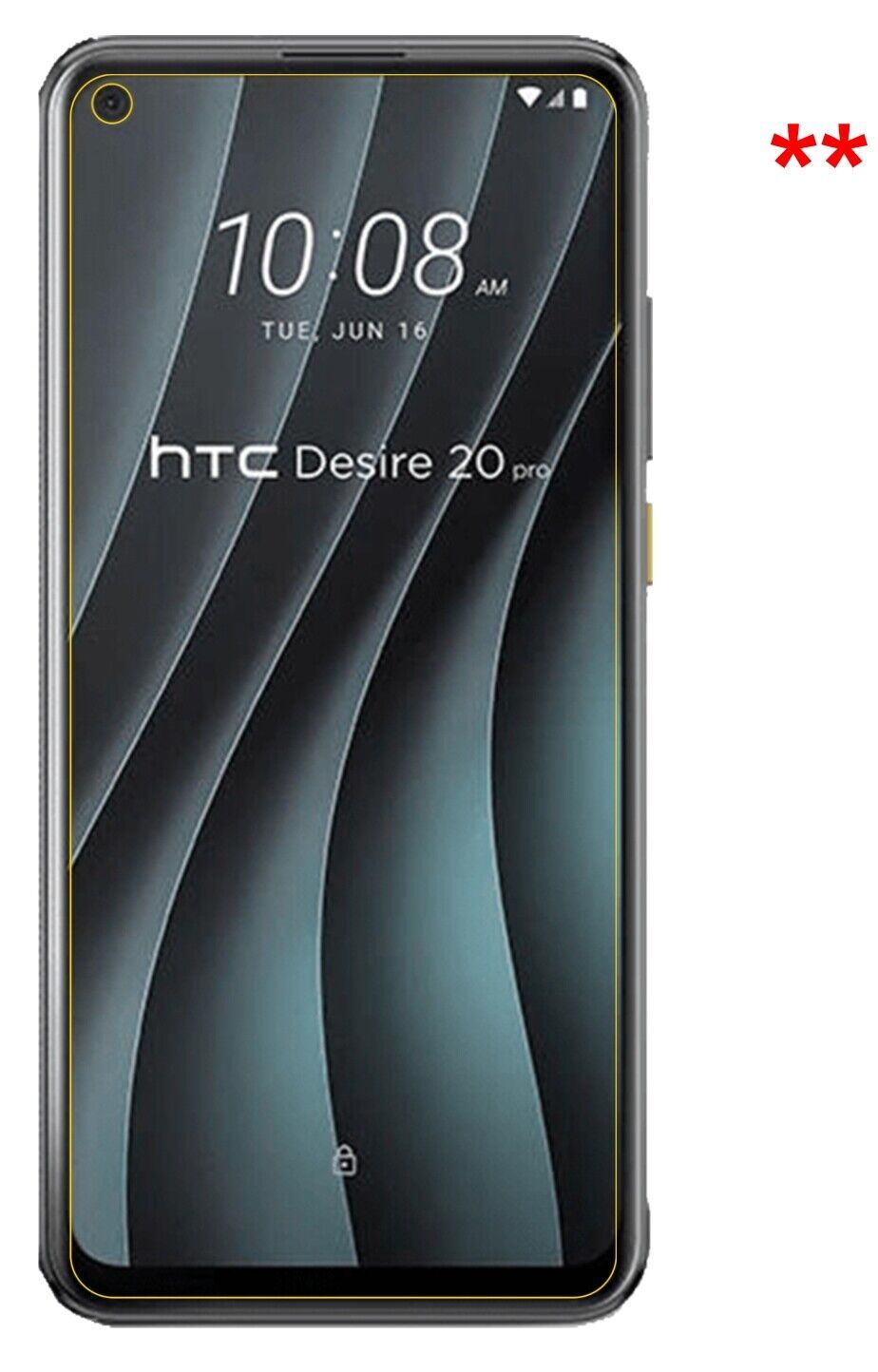 1x 9H Schutzfolie für HTC Desire 20 Pro Panzerfolie