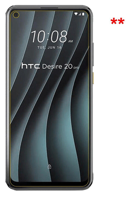 1x 9H Schutzfolie für HTC Desire 20 Pro Panzerfolie